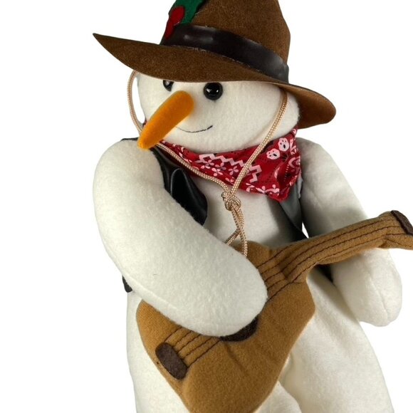 Cowboy Plush with Saddle Weighted to Sit on Mantel Western Decoration u 16 in u - Picture 5 of 16